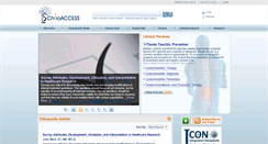 Desktop Screenshot of chiroaccess.com
